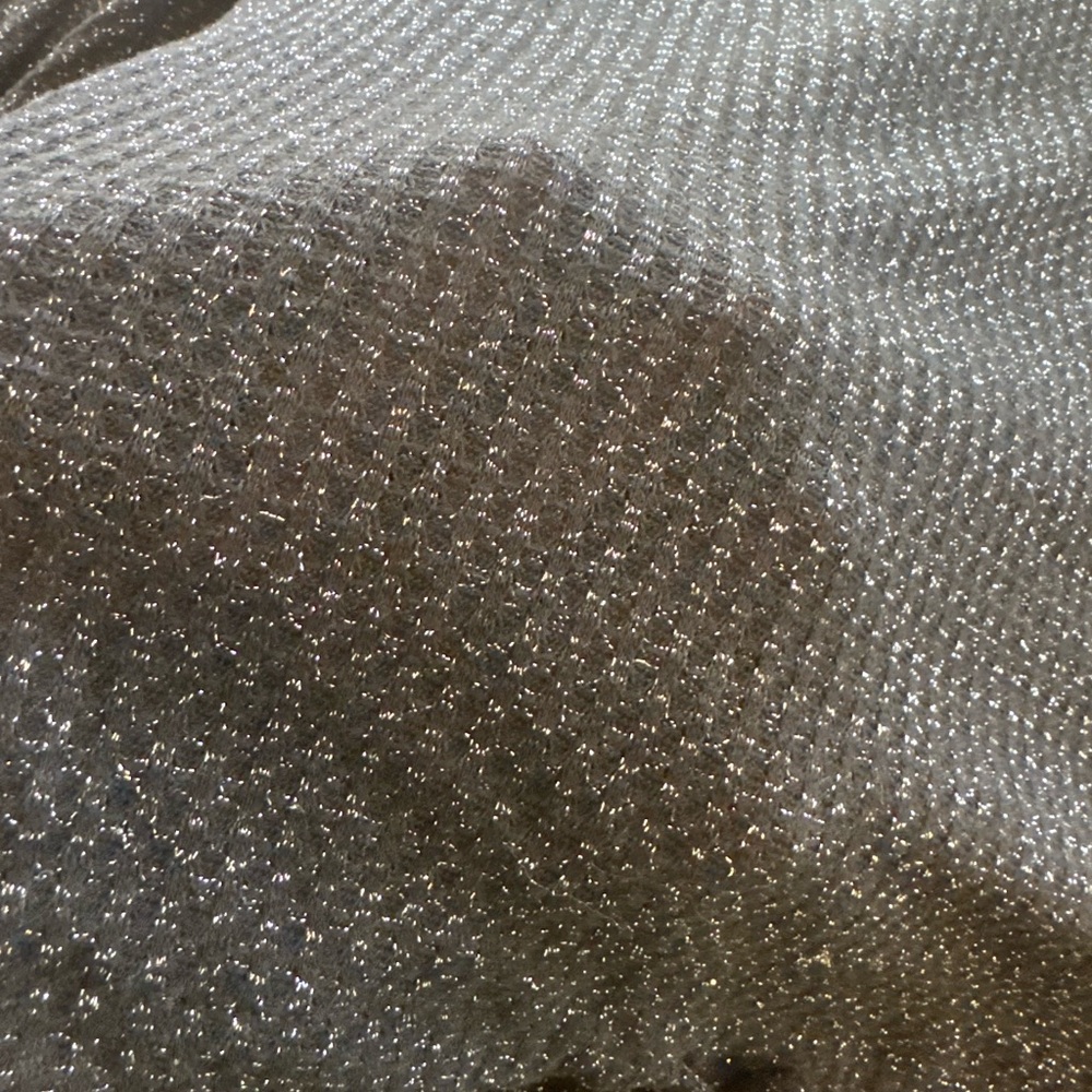 ✨ LC Lauren Conrad Metallic Knit Blouse –‎ Size M - Picture 7 of 8